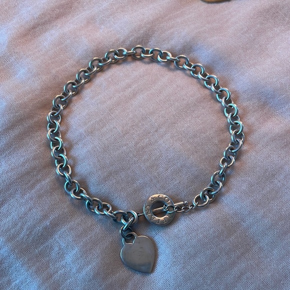 Tiffany & Co. Heart Tag Toggle Necklace in Silver - Picture 1 of 3